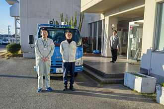 能登半島地震の被災地支援へ派遣する応急給水対応の職員