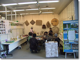 写真：かいこ展の様子2