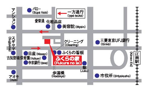 map of Fukura no Ie