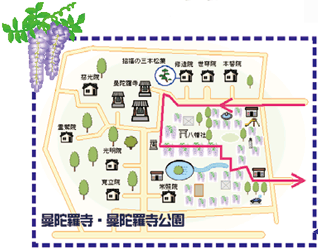 地図：曼陀羅寺・曼陀羅公園