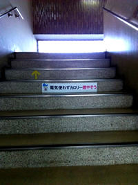 写真：階段利用キャンペーン