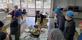おとこの料理教室 講座の様子