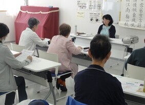 詩吟講座 講座の様子