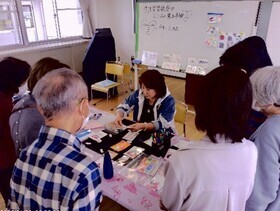 夢みる筆文字講座 講座の様子
