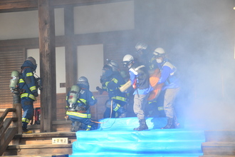 文化財保護防火訓練の写真2