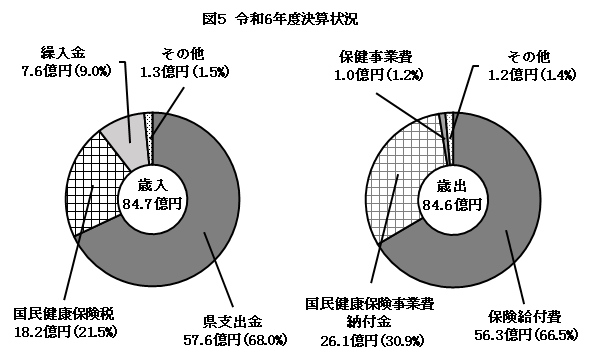 図5 令和6年度決算状況