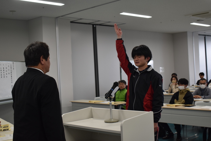 開会式選手宣誓