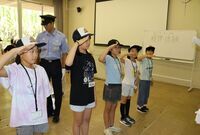 写真:規律体験の様子
