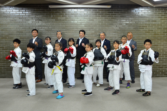 日本拳法尾張支部（江南教室）の選手の皆さんの写真