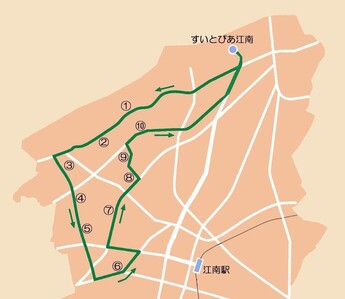 シャトルバス運行図