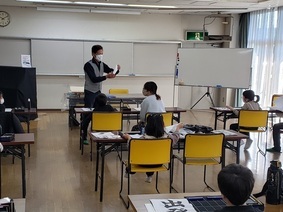 書道教室　講座の様子写真