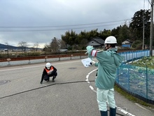 令和6年能登半島地震の下水道施設災害応援のようす