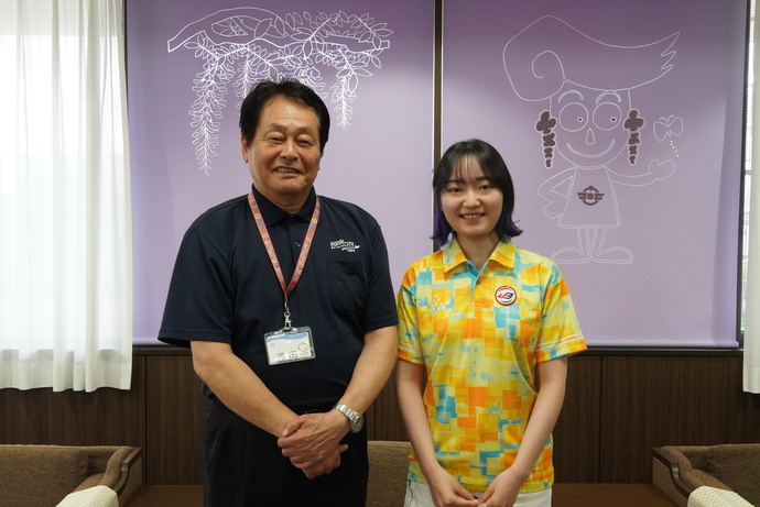 酒井さんと澤田市長の写真