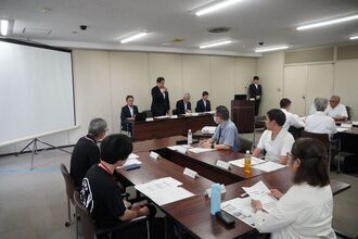 市民会議　市長あいさつの写真