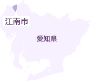 愛知県江南市の地図